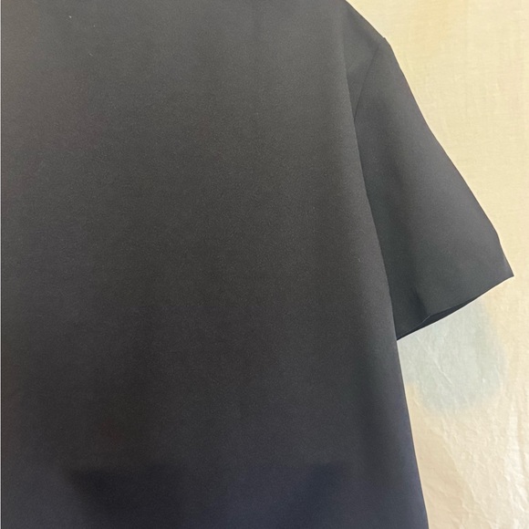 B-38 Sara Morgan Black with Floral Embroidered Short Sleeve Suit Jacket Size XL - Picture 13 of 16